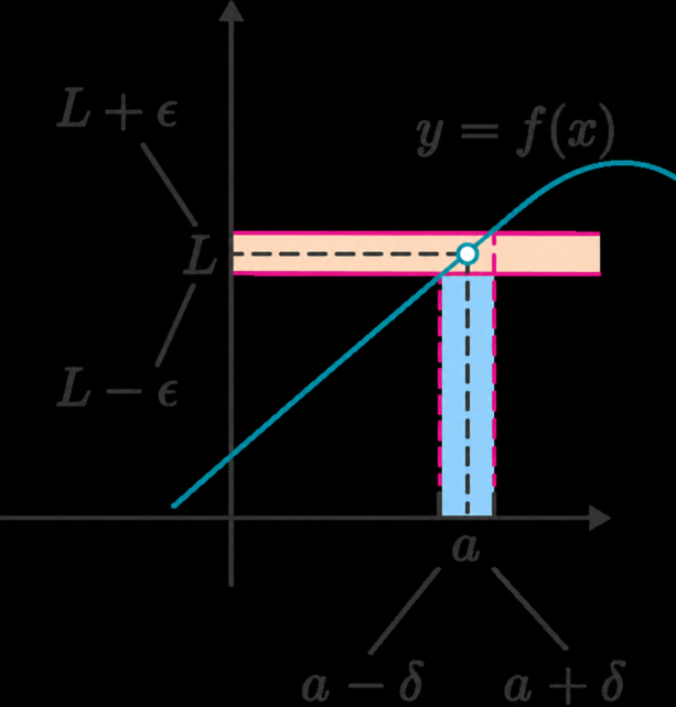 Epsilon-delta definition diagram